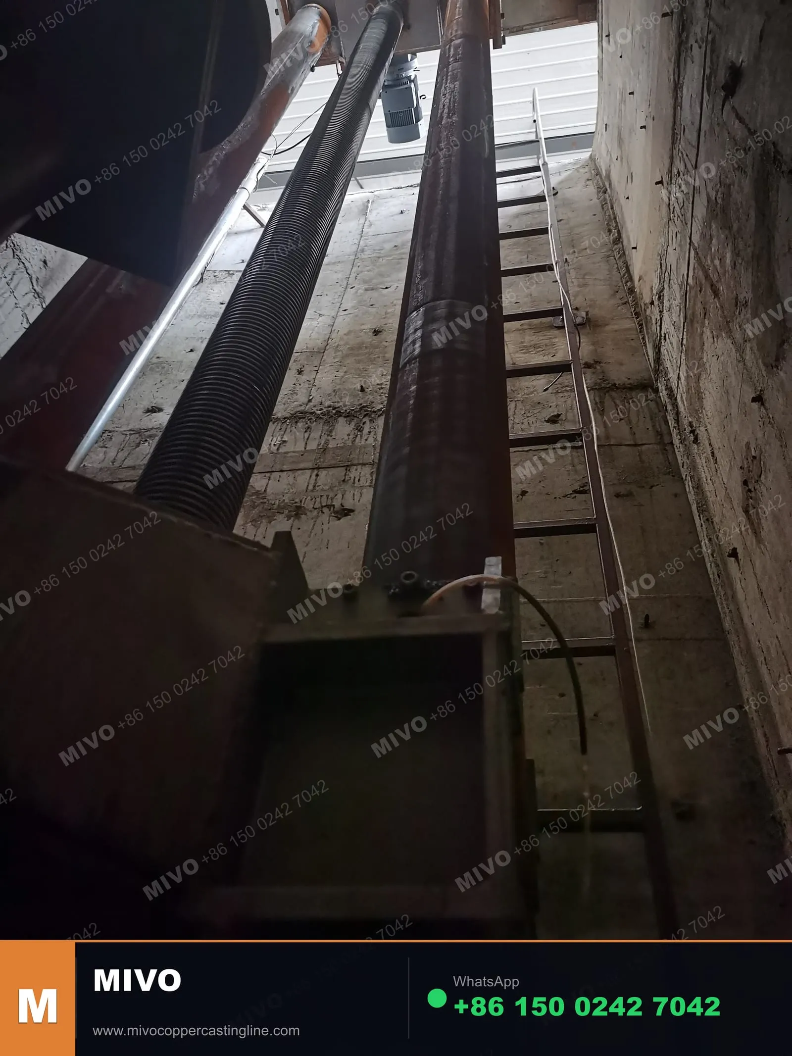 Casting line commissioning — factory floor