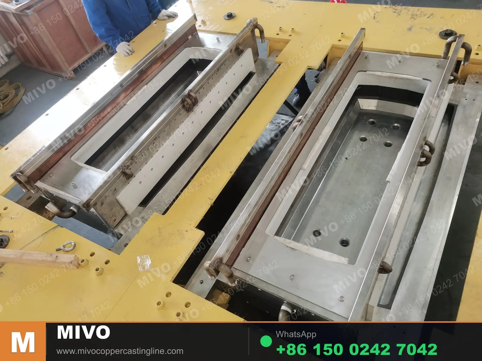 Auxiliary casting equipment — cooling system