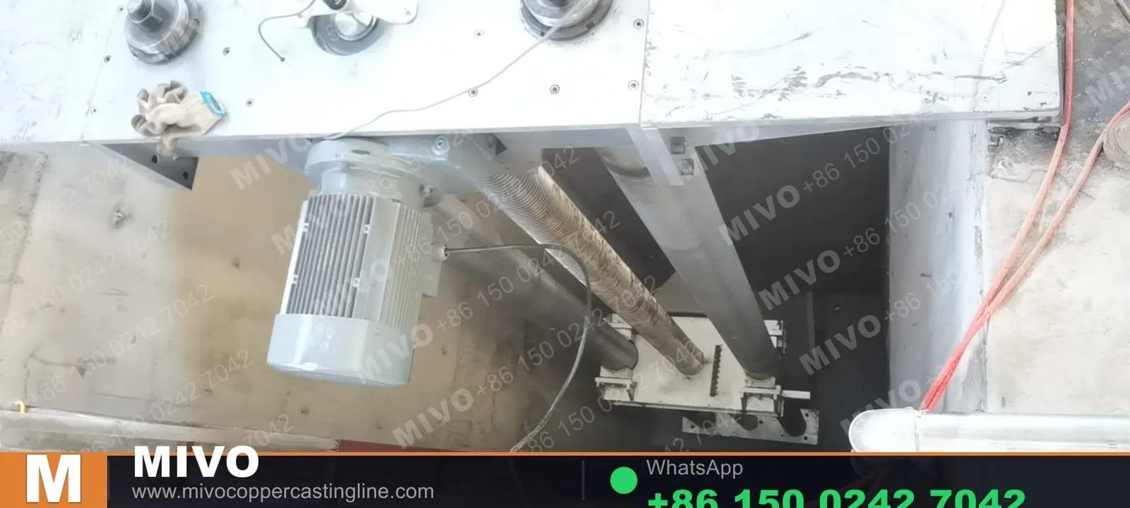 Graphite die and cooling assembly